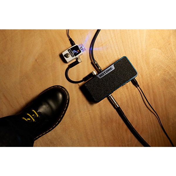 Hotone Effects Soul Press II Volume/Expression/Wah Pedal - Blue & Purple Sparkle