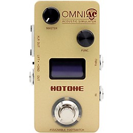 Hotone Effects Omni AC Acoustic Simulator Pedal - Gold