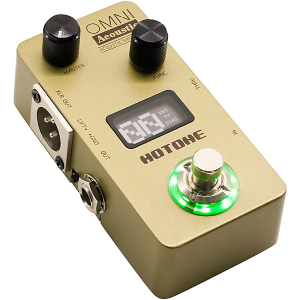 Hotone Effects Omni AC Acoustic Simulator Pedal - Gold