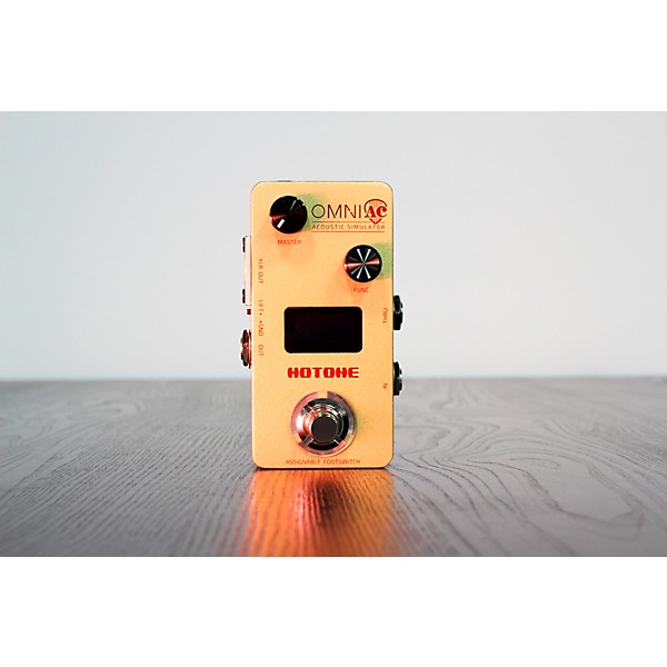 Hotone Effects Omni AC Acoustic Simulator Pedal - Gold