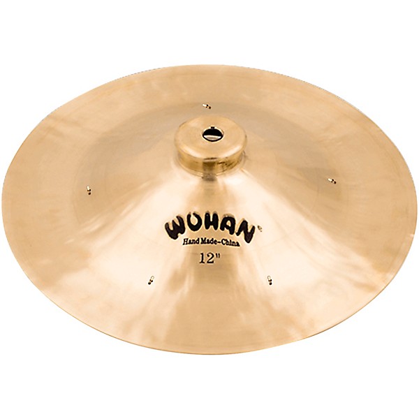 Wuhan China Cymbal with Rivets 12 in.