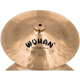 Wuhan China Cymbal with Rivets 18 in. Wuhan China Cymbal with Rivets 17 in.