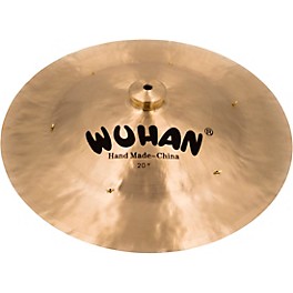 Wuhan China Cymbal with Rivets 18 in. Wuhan China Cymbal with Rivets 20 in.