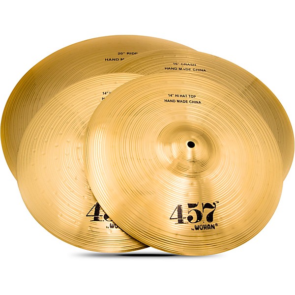 Wuhan 457 4-Piece Cymbal Pack