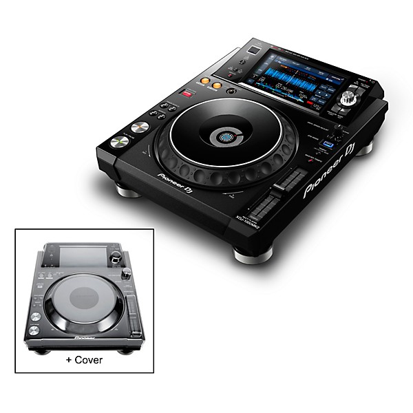 Pioneer DJ XDJ-1000MK2 Digital Performance Multi Player with Decksaver Cover