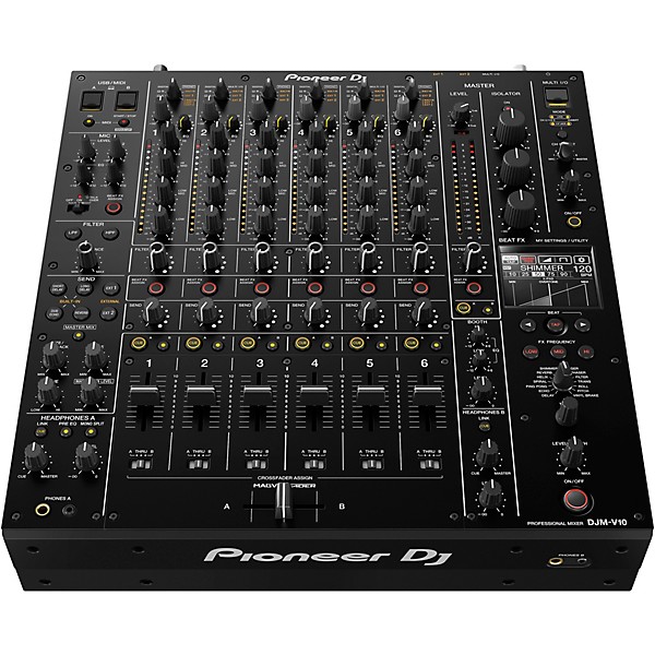 Pioneer DJ DJM-V10 Mixer with Decksaver Cover