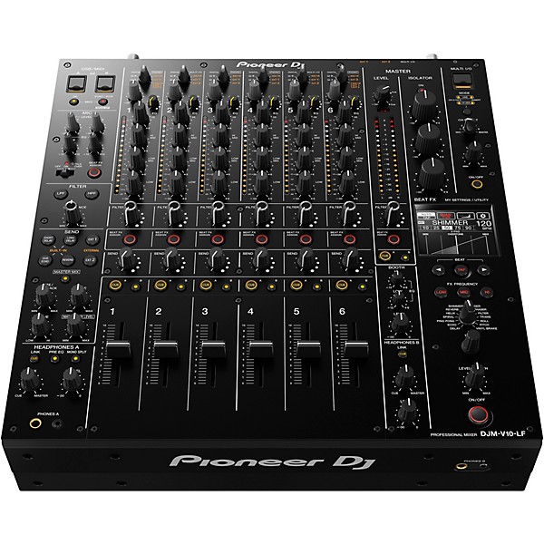 Pioneer DJ DJM-V10-LF Mixer with Decksaver Cover