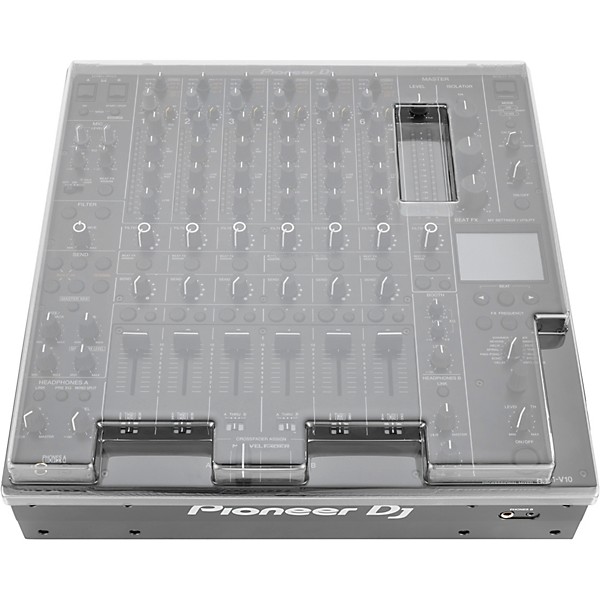 Pioneer DJ DJM-V10-LF Mixer with Decksaver Cover
