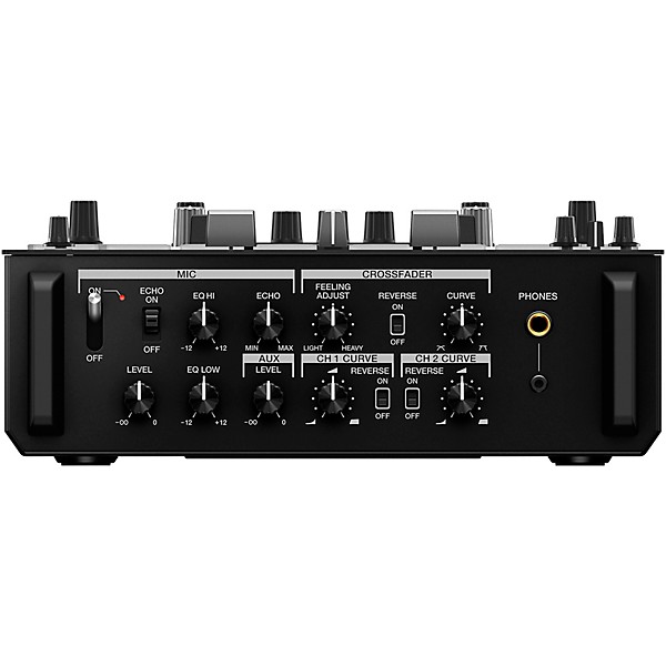 Pioneer DJ DJM-S11 2-Channel Battle Mixer for Serato DJ & rekordbox dj with Decksaver Cover
