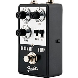 Fender Bassman Compressor Effects Pedal Aluminum Black