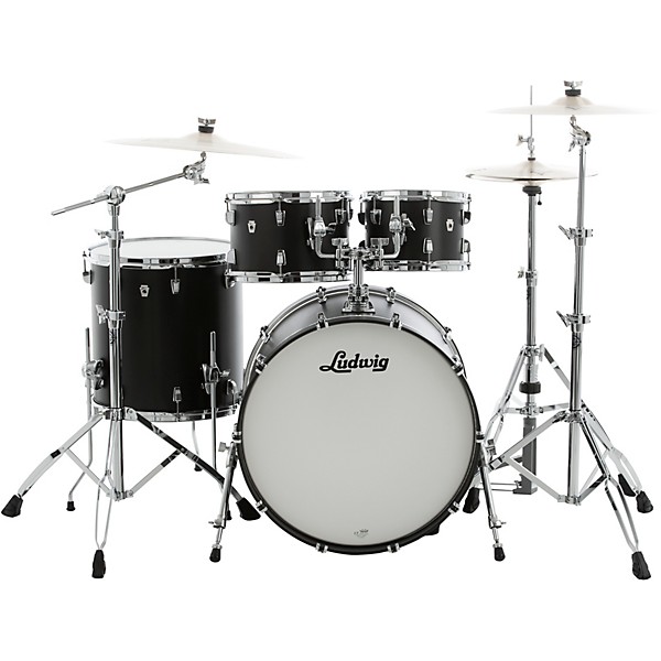 Ludwig Neusonic 4-Piece Studio Shell Pack With 22" Bass Drum Twin Shadow