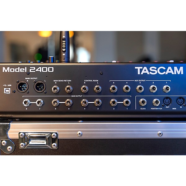 TASCAM Model 2400 24-Channel Multitrack Recorder With Analog Mixer & USB Interface