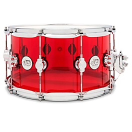 DW Design Series Acrylic Ruby Snare Drum 14 x 8 in. Ruby Glass DW Design Series Acrylic Ruby Snare Drum 14 x 8 in. Ruby Glass