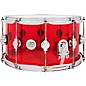 DW Design Series Acrylic Ruby Snare Drum 14 x 8 in. Ruby Glass