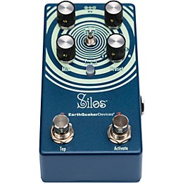 EarthQuaker Devices Silos Multi-Generational Time Reflection Device Delay Effects Pedal Ocean Blue