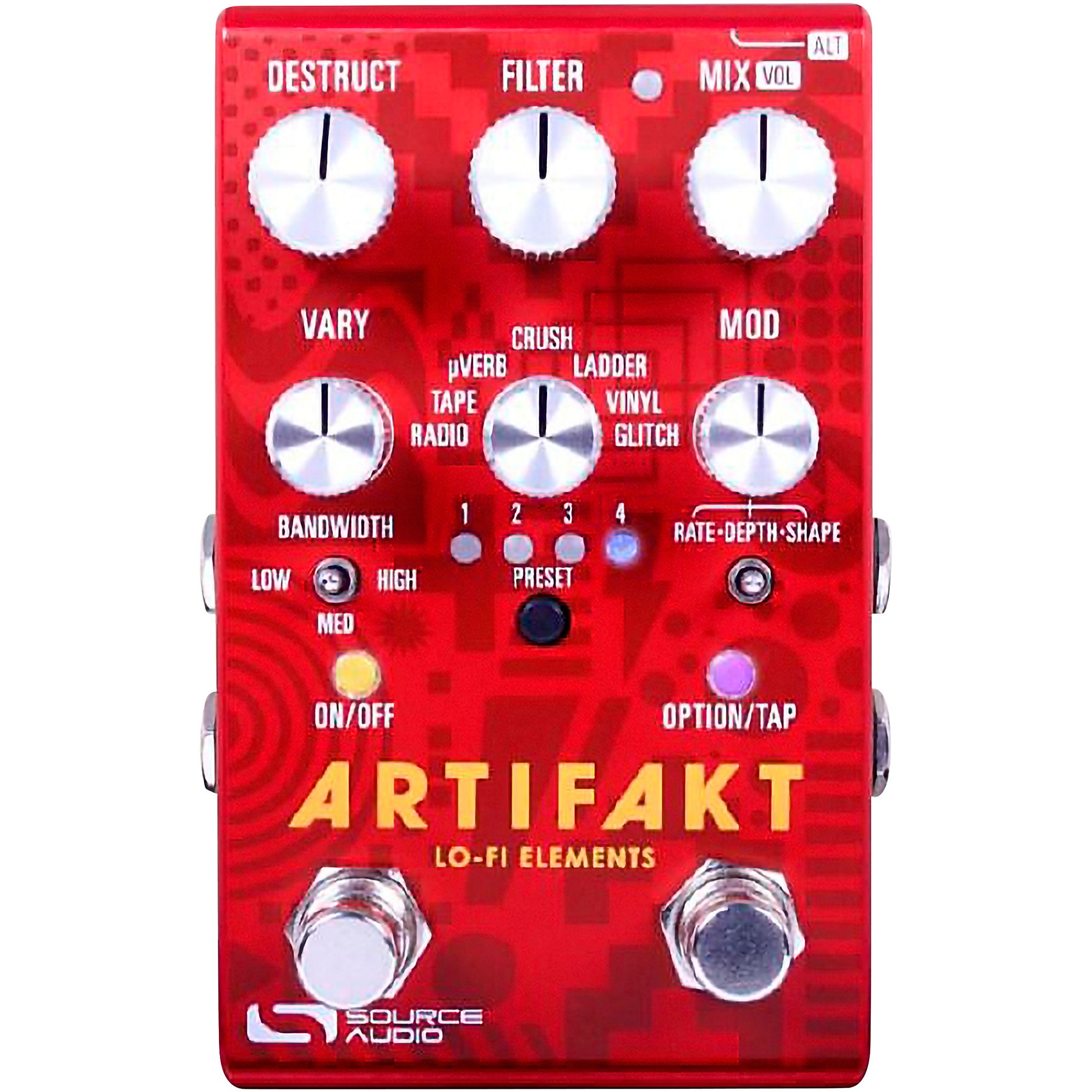 Source Audio Artifakt Lo-fi Elements Delay and Reverb