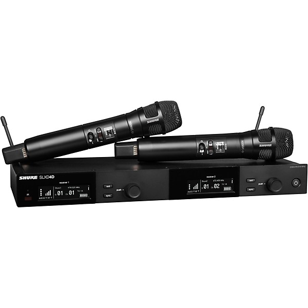 Shure Dual Handheld System With N8CB MIC Band G58 Black