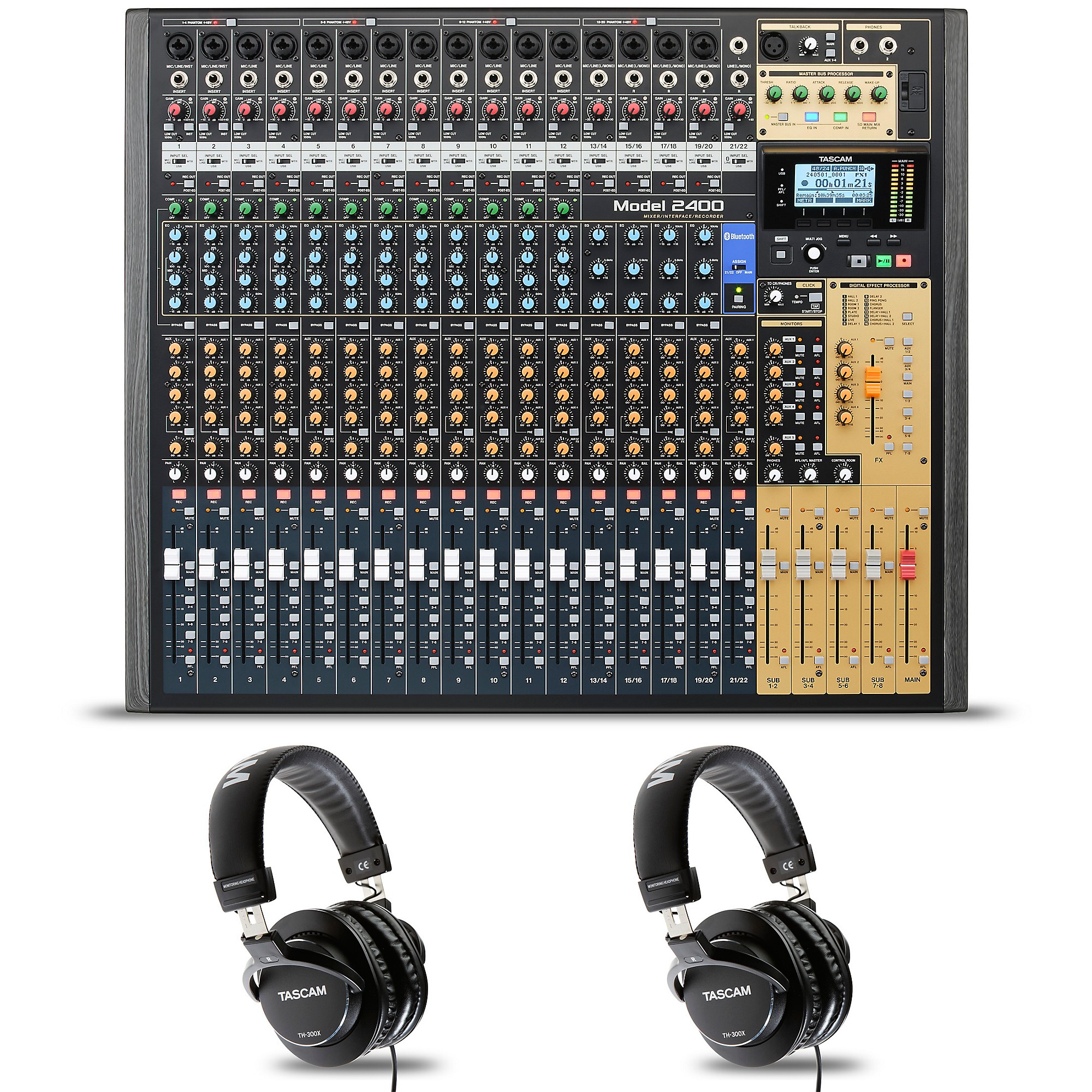 TASCAM Model 2400 24-Channel Multitrack Recorder and Mixer