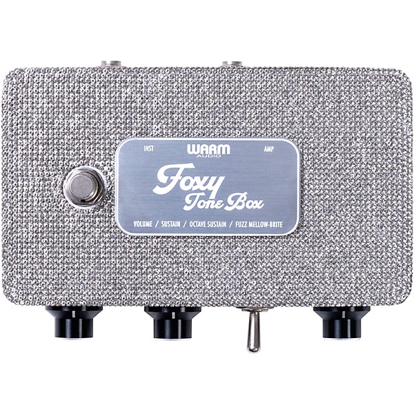 Warm Audio Foxy Tone Box Limited Edition Glitz Octave Fuzz Guitar Effects Pedal