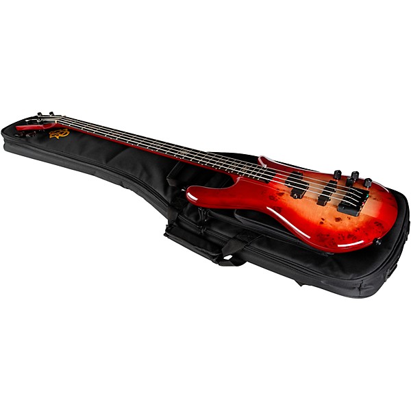 Spector Euro 4 Custom Electric Bass Natural Red Burst Gloss