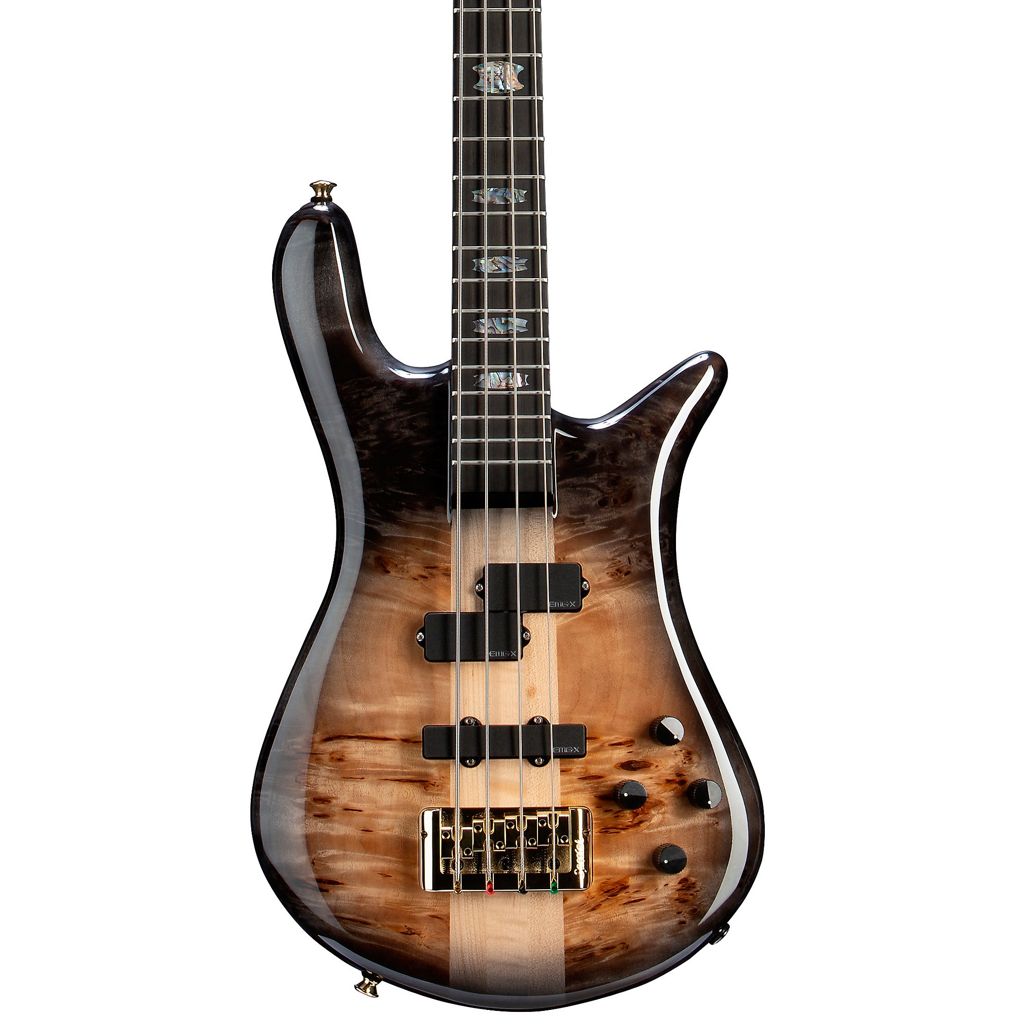 Spector Euro 4 Custom Electric Bass Natural Black Burst