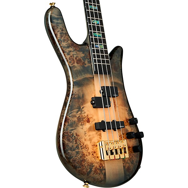 Spector Euro 4 Custom Electric Bass Natural Black Burst Gloss