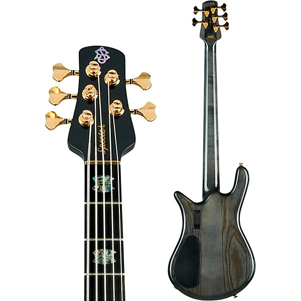 Spector Euro 5 Custom 5 String Electric Bass Natural Black Burst Gloss