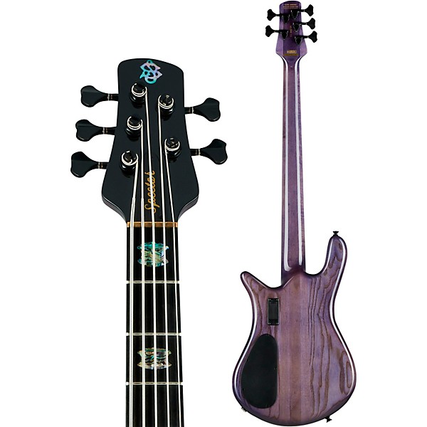 Spector Euro 5 Custom 5 String Electric Bass Natural Violet Burst Gloss