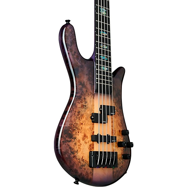 Spector Euro 5 Custom 5 String Electric Bass Natural Violet Burst Gloss