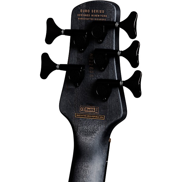 Spector Euro 5 LX 5 String Neck Through Electric Bass Black Stain Matte
