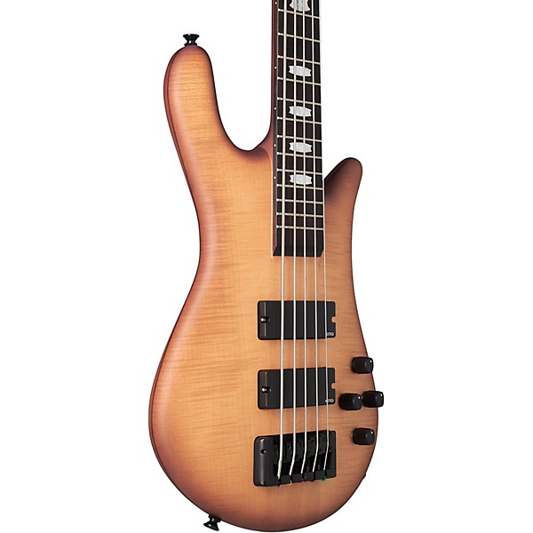 Spector Euro 5 LX 5 String Neck Through Electric Bass Natural Sunburst Matte