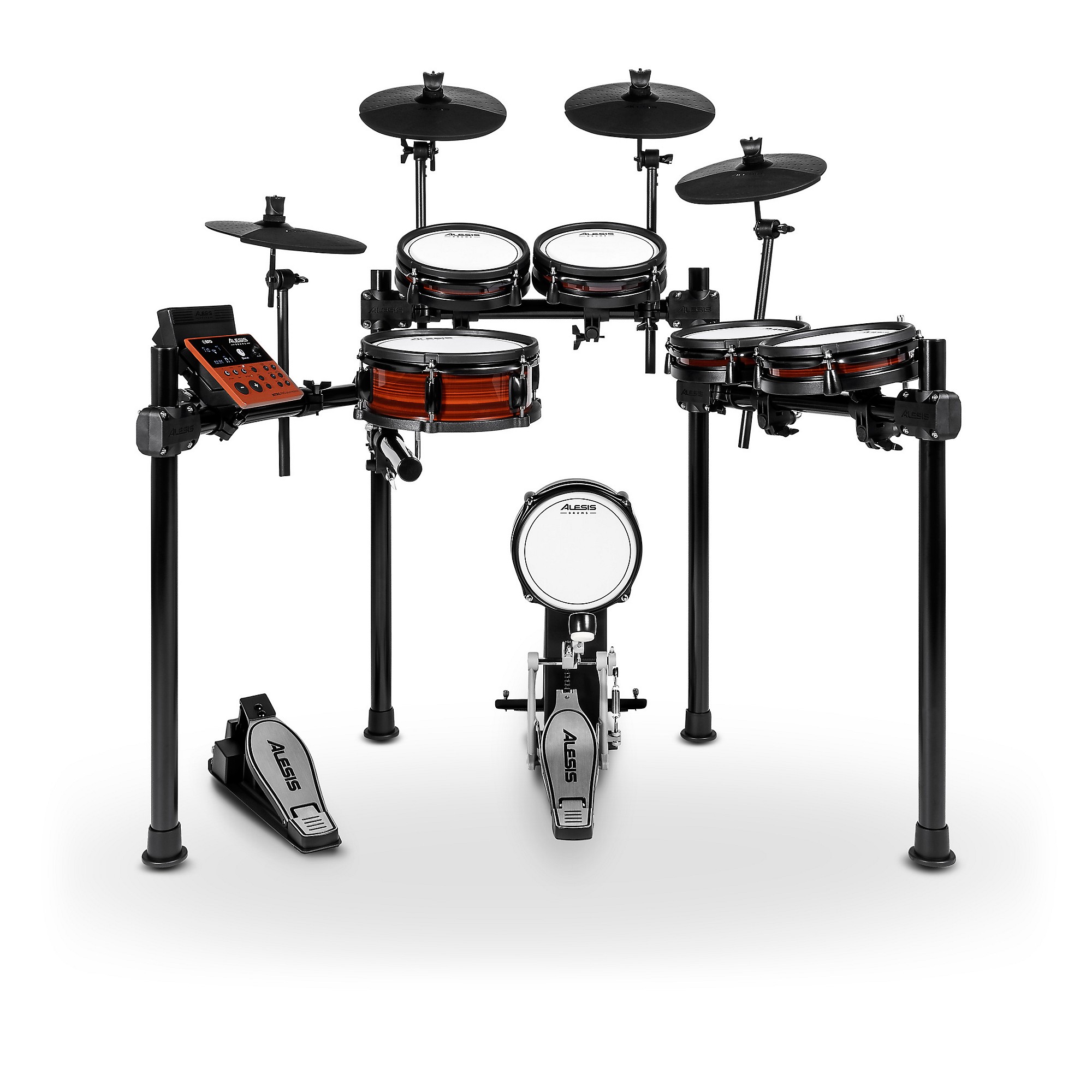 Alesis - Nitro Pro XL 10-Piece Electronic Drum Kit With Mesh Heads