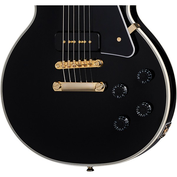 Epiphone Les Paul Custom P-90 Limited-Edition Electric Guitar Ebony