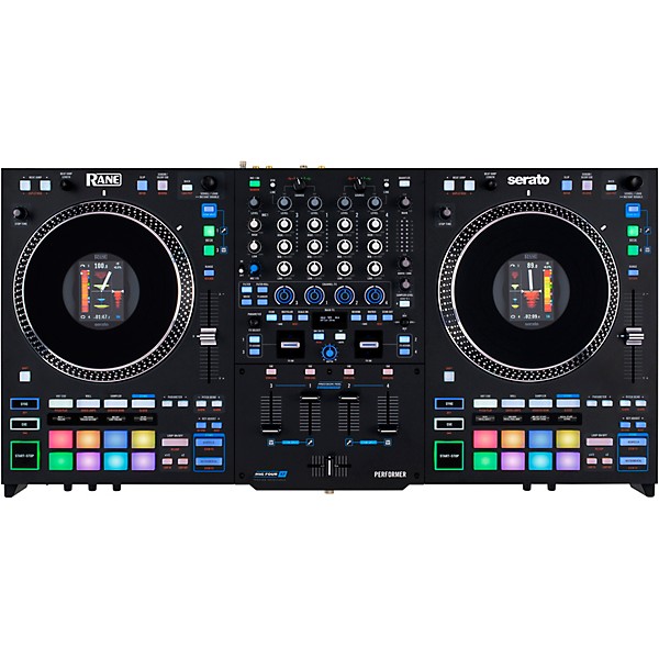 RANE PERFORMER DJ Gig Bundle with DJ Booth and Speakers