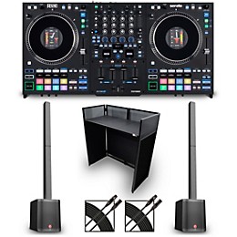 RANE PERFORMER Mobile DJ Bundle with DJ Booth and Line Arrays