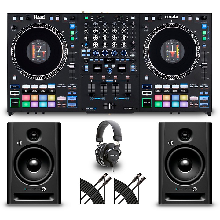RANE PERFORMER Home Scratch Bundle with Studio Monitors and