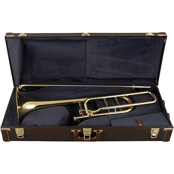 Bach 50BO Stradivarius Series Professional Open Wrap Single Rotor Bass Trombone Lacquer Yellow Brass Bell