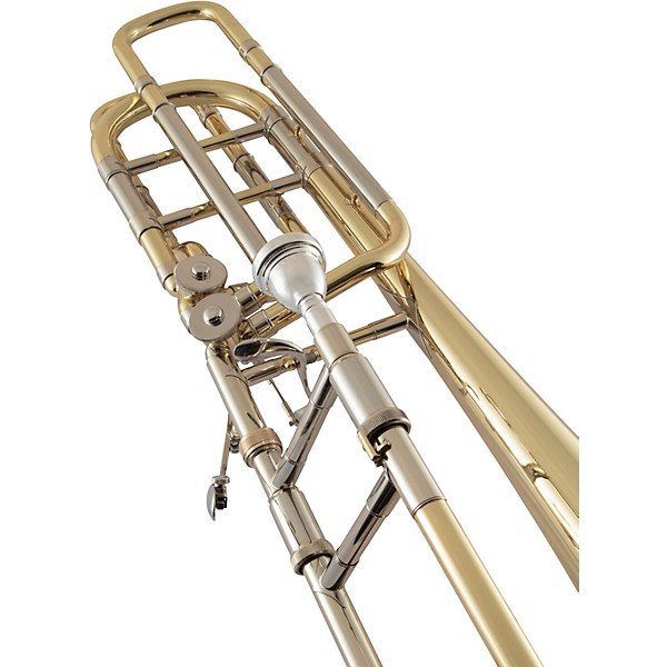 Bach 50B3O Stradivarius Series Professional Open Wrap Double Rotor Bass Trombone Lacquer Yellow Brass Bell