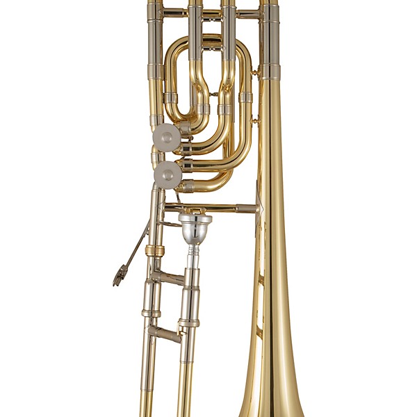 Bach 50B3 Stradivarius Series Professional Standard Wrap Double Rotor Bass Trombone Lacquer Yellow Brass Bell