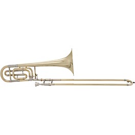 Bach 50B Stradivarius Series Professional Standard Wrap Single Rotor Bass Trombone Lacquer Yellow Brass Bell