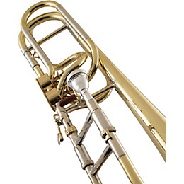 Bach 50A3 Stradivarius Series Professional Open Wrap Bass Trombone with Double Hagmann Valves Lacquer Yellow Brass Bell