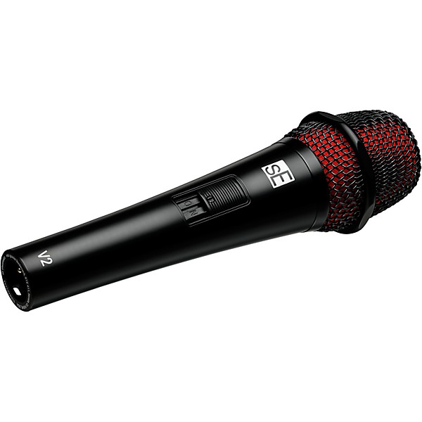 sE Electronics V2-SW-XLR Supercardioid Dynamic Handheld Microphone with On/Off Switch (Includes 15' Cable)