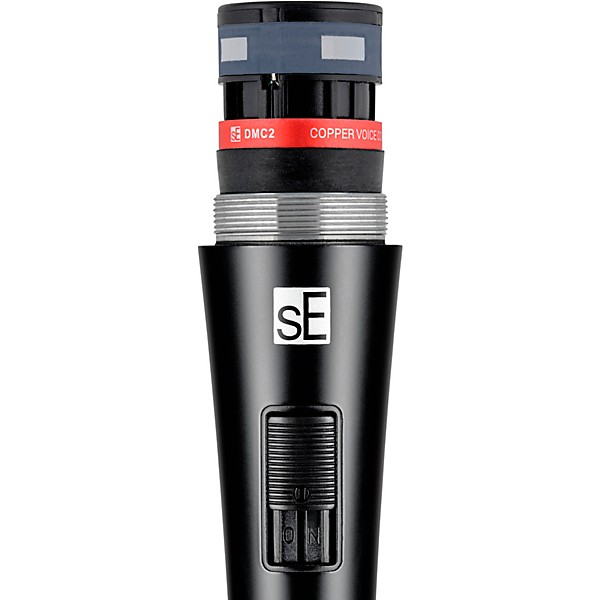 sE Electronics V2-SW-XLR Supercardioid Dynamic Handheld Microphone with On/Off Switch (Includes 15' Cable)