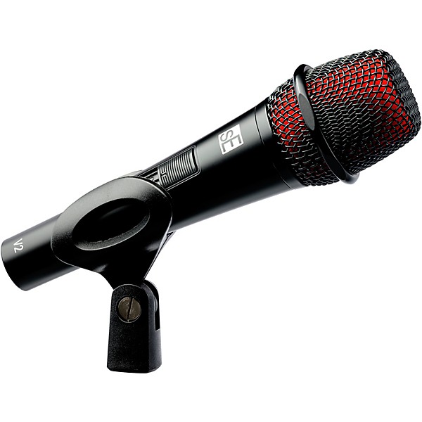 sE Electronics V2-SW-QTR Supercardioid Dynamic Handheld Microphone with On/Off Switch (Includes 15' Cable)