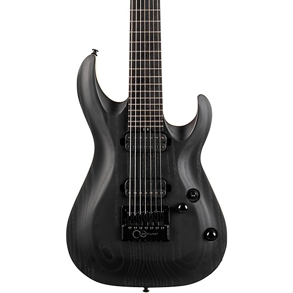 Cort KX707 High Performance with Evertune 7-String Electric Guitar Satin Black