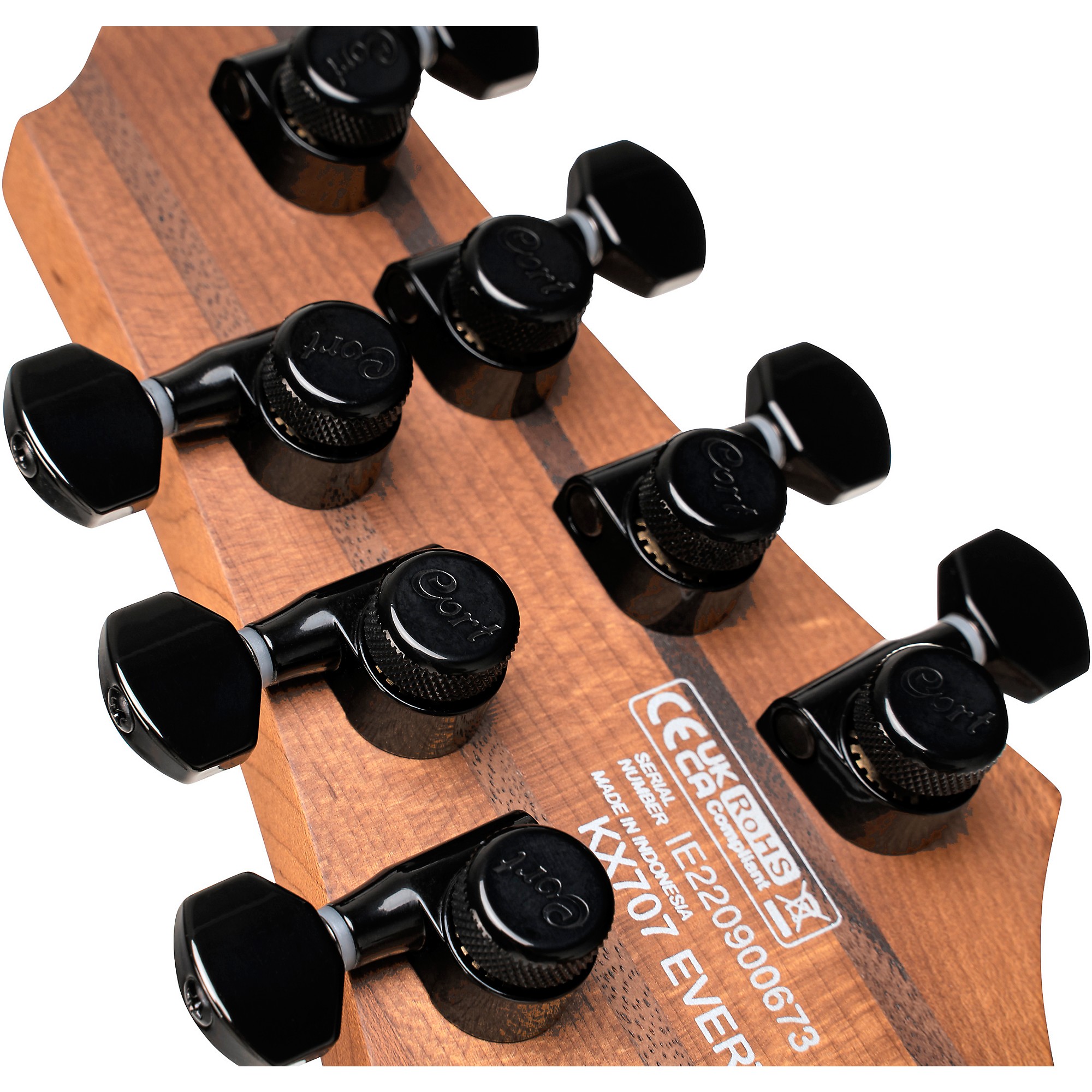 Cort KX707 EverTune 7-String Electric Guitar Satin Black | Guitar