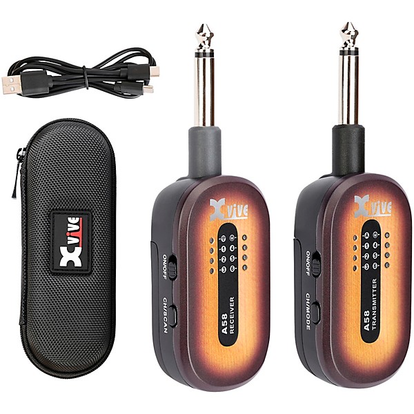 Xvive A58 Wireless Guitar System Sunburst