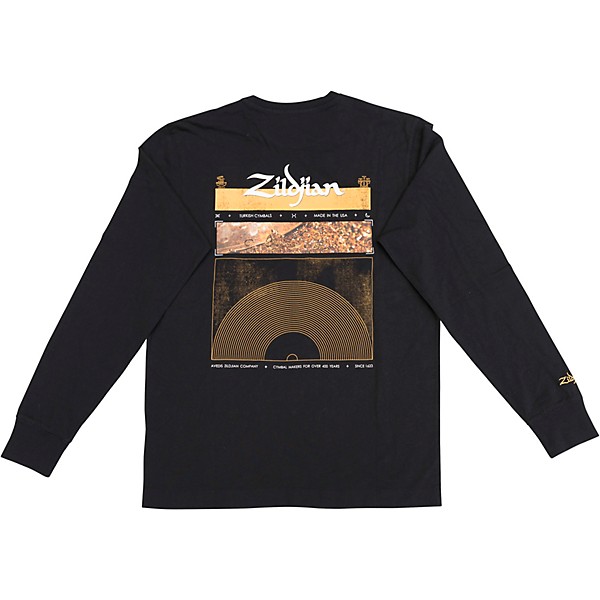 Zildjian Long Sleeve T-Shirt Large Black