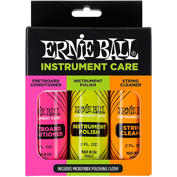 Ernie Ball Instrument Care Kit With Cloth