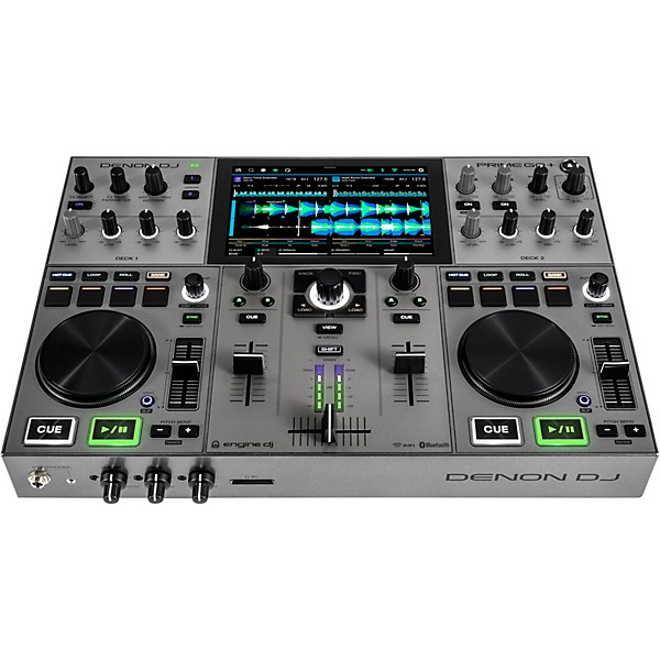 Denon DJ PRIME GO+ Professional 2-Channel Standalone DJ System with Bluetooth